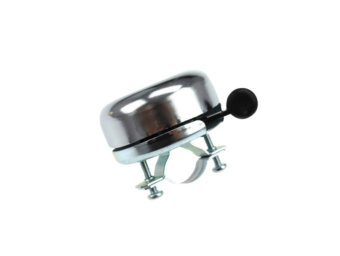 Bell clover embossed 55 mm chrome plated