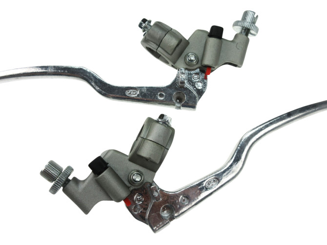 Handle brake set aluminium long with brake light switch product