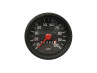 Speedometer kilometer 60mm 100 km/h universal black thumb extra