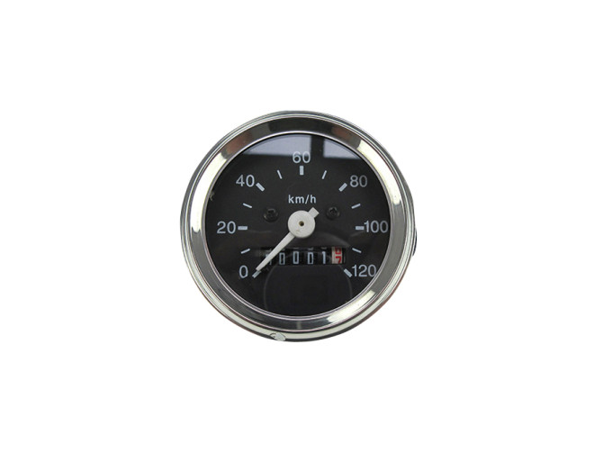 Speedometer kilometer 60mm 120 km/h universal black product