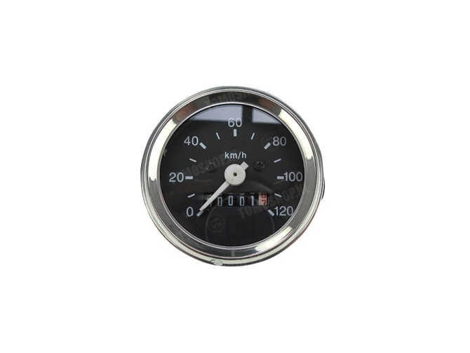 Speedometer kilometer 60mm 120 km/h universal black main