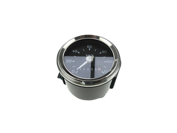 Speedometer kilometer 60mm 120 km/h universal black product