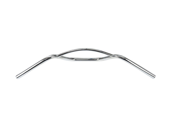 Handle bar universal Cuppini 680x150mm chrome replica 