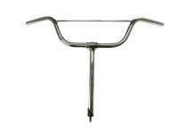 Handle bar Tomos 2L / 3L / 4L with stem and single bar 29cm chrome 