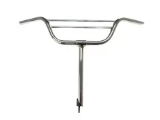 Handle bar Tomos 2L / 3L / 4L with stem and double bar 29cm chrome 