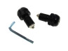 Handlebar weights vibration damper kit round black  thumb extra