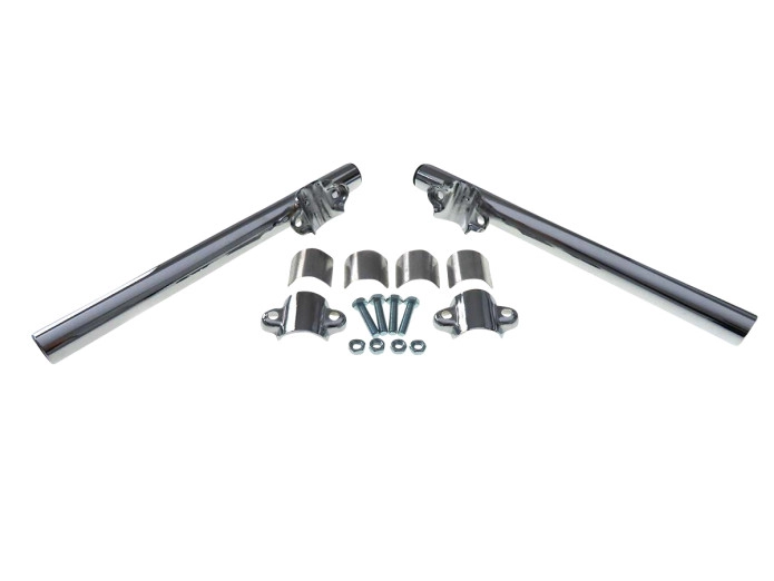 Handle bar clipon kit 28mm / 30mm chrome