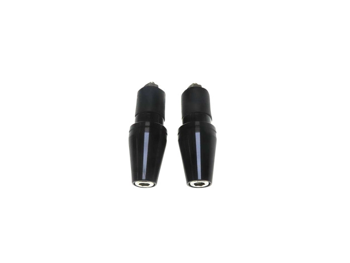 Handlebar weights vibrations damper kit oval black 