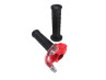 Handle set right quick action throttle black red transparent thumb extra