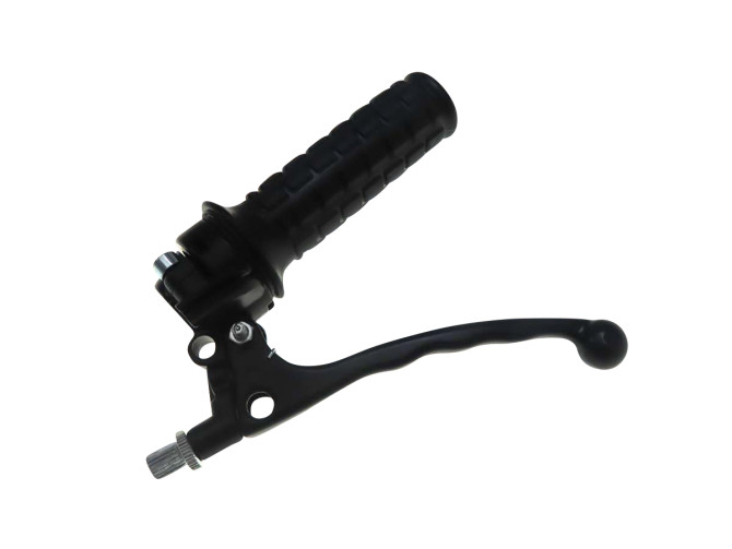 Handle set right throttle lever replica model Lusito black product