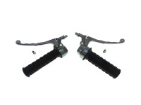 Handle set left / right Lusito galvanzed A-quality (brake light)