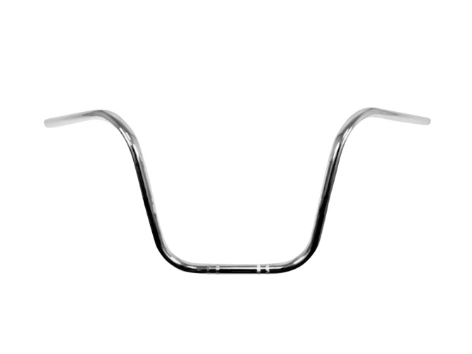 Handle bar universal Apehanger 30cm chrome wide model product