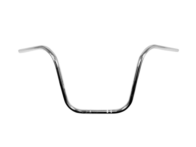 Handle bar universal Apehanger 30cm chrome wide model main