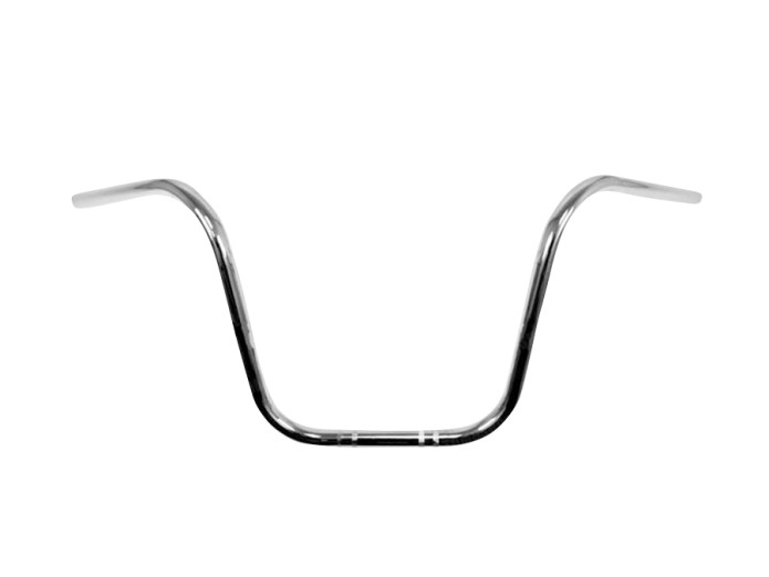 Handle bar universal Apehanger 30cm chrome wide model