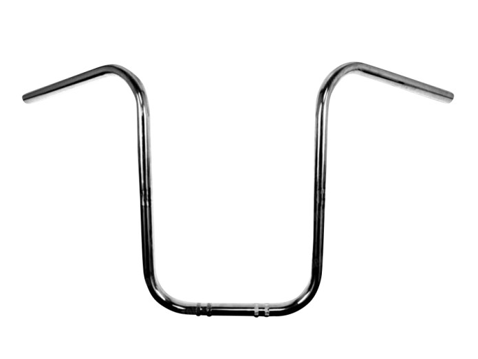 Handle bar universal Apehanger 38cm chrome narrow model