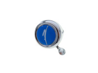 Bell with Tomos logo dome 3D sticker Widek chrome 