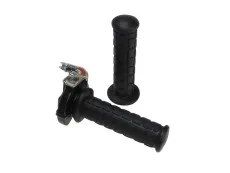 Handle set right fast quick action throttle Lusito M84 black with transparent