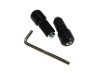 Handlebar weights vibration damper kit round black small Handlebar weights vibration damper kit round black small