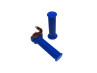 Griffsatz Rechts Gasgriff Kurzgas Lusito M88 Blau mit Orange thumb extra