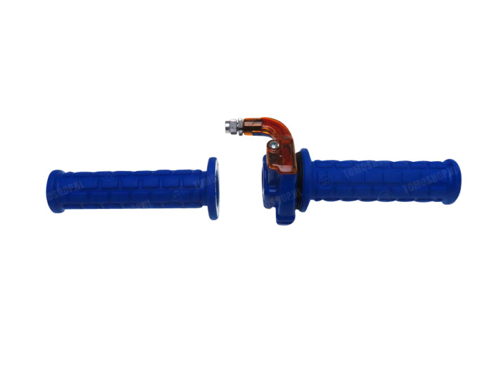 Handle set quick action throttle Lusito M84 blue with orange