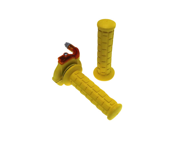 Handle set quick action throttle Lusito M84 yellow orange product