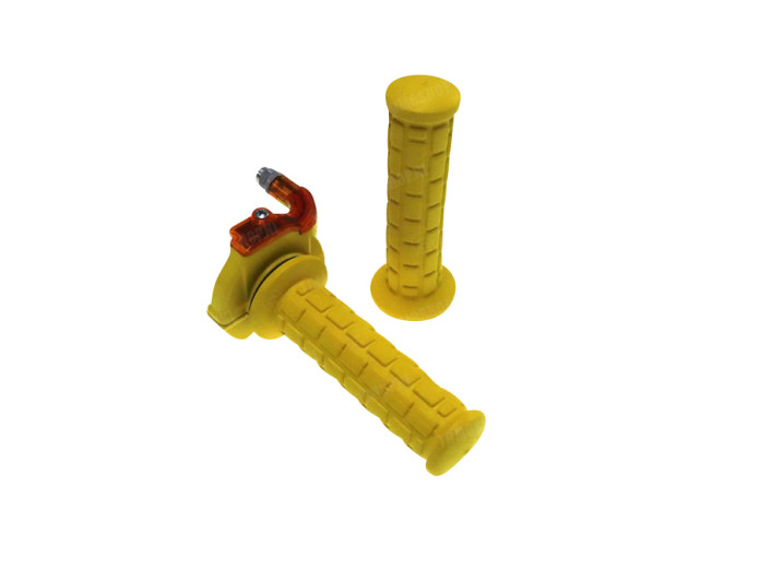 Handle set quick action throttle Lusito M84 yellow orange