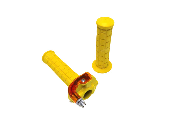 Handle set quick action throttle Lusito M84 yellow orange