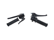 Greepset links / rechts gashendel modern (met choke / decompressie knop)