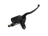 Handle set brake lever pump universal V1 right black  thumb extra