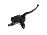 Handle set brake lever pump universal V1 right black  thumb extra