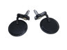 Mirror set bar-end version round carbon Mirror set bar-end version round carbon