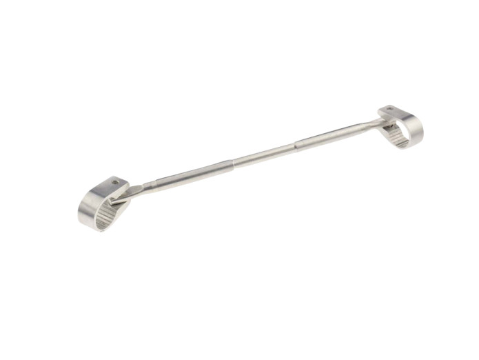 Lenker Universal Cross Alu ProTaper Style Silber