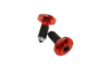 Handlebar weights vibration damper kit Yasuni Pro-race red