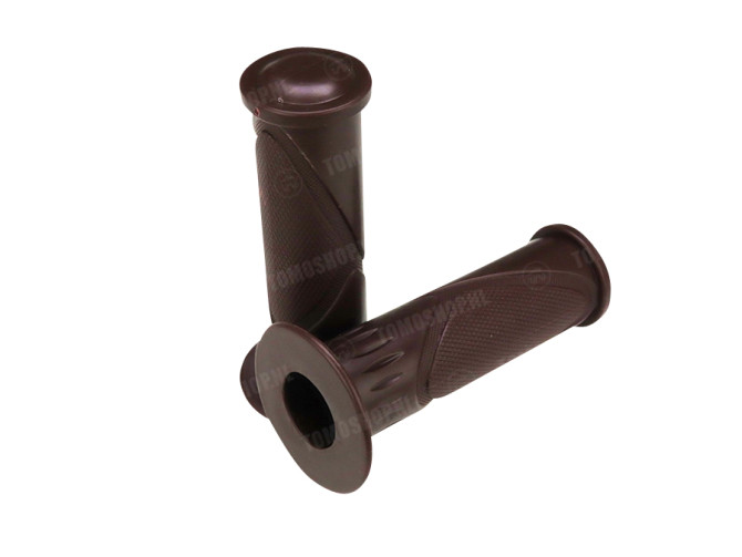 Handle grips Retro Brown 24mm / 22mm thumb