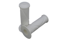 Handle grips Retro white 24mm / 22mm