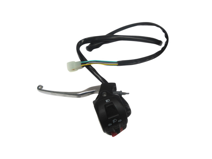 Handle set brake lever left Tomos new model with switch 