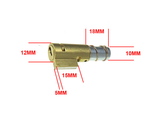 Front fork steering lock Tomos A3 A35 12mm / 10mm old model product