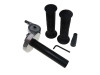 Handle set right quick action throttle aluminium black thumb extra