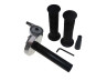 YouTube Handle set right quick action throttle aluminium black YouTube Handle set right quick action throttle aluminium black