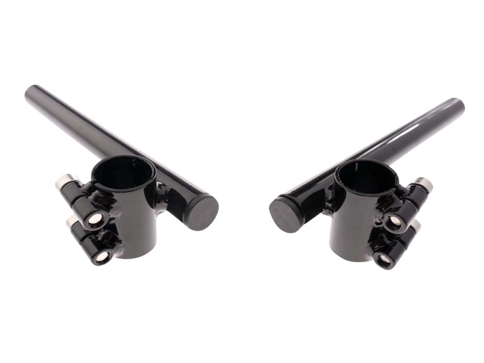 Stuur clipon set 28mm zwart MLM 