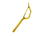 Stuur universeel cross alu ProTaper style goud Stuur universeel cross alu ProTaper style goud