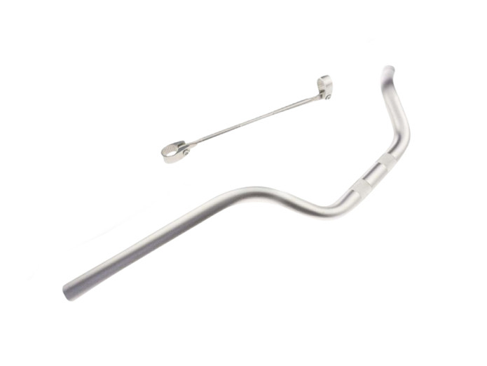 Lenker Universal Cross Alu ProTaper Style Silber