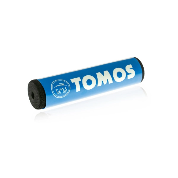 Bar pad handlebar roller blue with Tomos logo 205mm