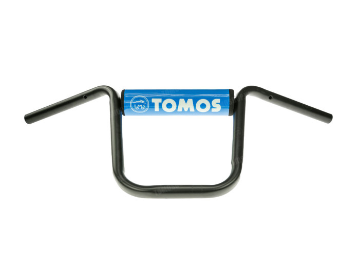 Lenkerschützer / Lenkerprotektor blau mit Tomos-Logo 205 mm