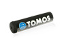 Stuurrol / stuurbeschermer zwart met Tomos logo 205mm thumb extra