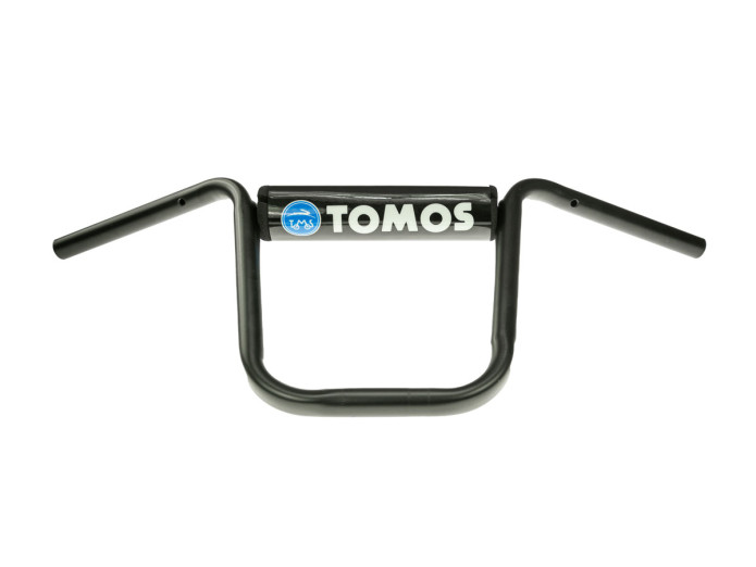 Bar pad / handlebar roller black with Tomos logo 205mm