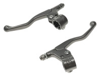 Handle brake set Lusito Lusito M84 short silver grey