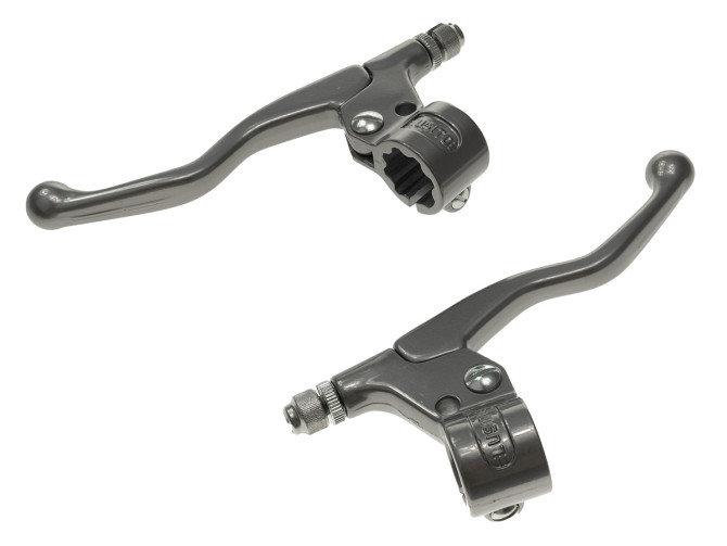 Handle brake set Lusito M84 short silver grey product