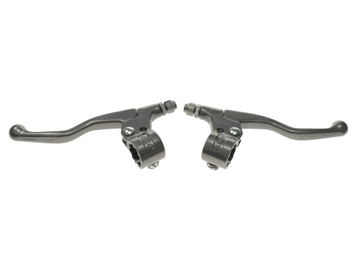 Handle brake set Lusito Lusito M84 short silver grey