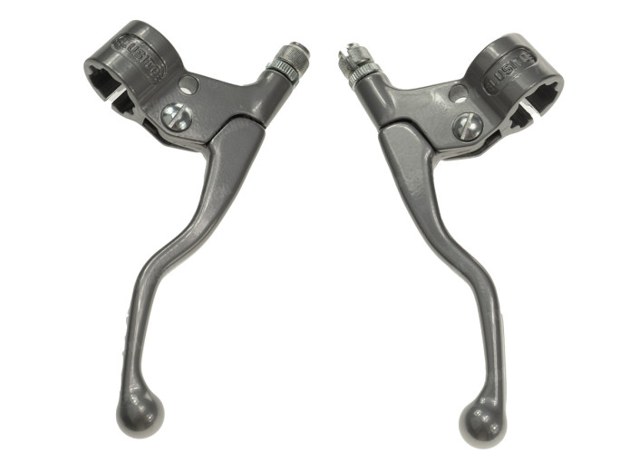 Handle brake set Lusito Lusito M84 short silver grey